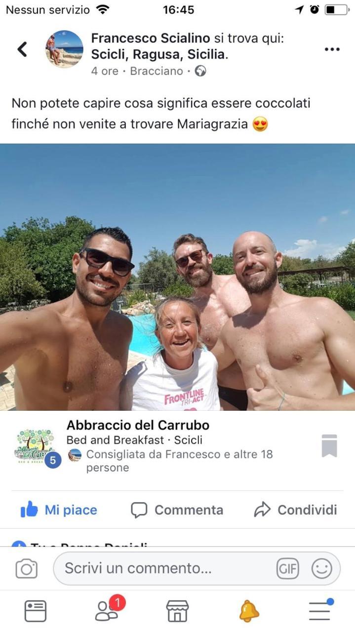 Bed and Breakfast Abbraccio del Carrubo Scicli Esterno foto